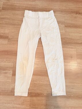 Dirty Mids White Men's Athletic Baseball Pants
